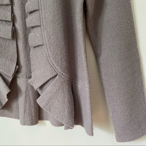 FREE with purchase - 100% wool Open-Front Blazer - Picture 5 of 13